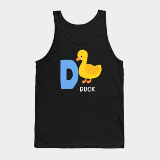 Duck Alphabet funny Tank Top